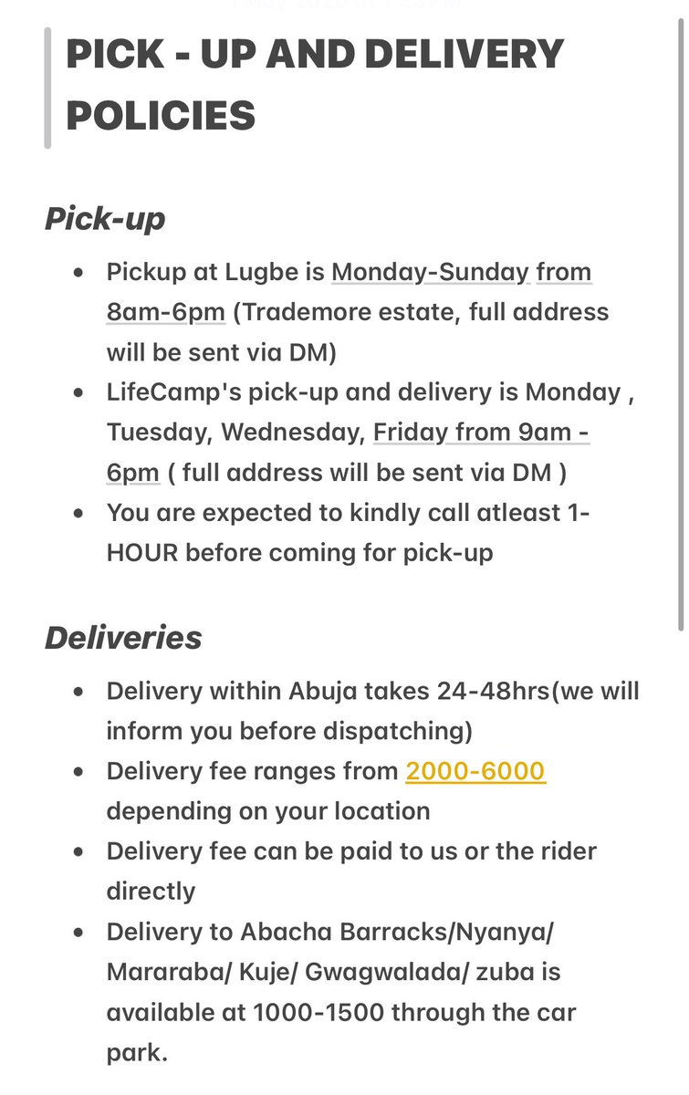 miss_wunti's tweet image. Price list ✨
(50ml; 17,000-20,000)
Souvenirs and Gift packages ✨
Pick-up and delivery policies ✨
📍Abuja
Delivery nation wide!