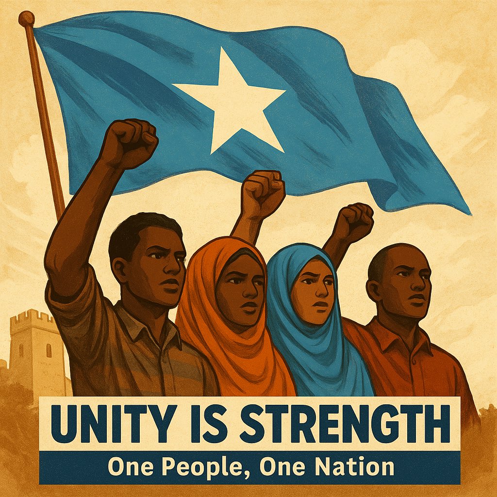 cabdullaahimo's tweet photo. Our flag is more than a symbol — it’s a promise. 🇸🇴
A promise of unity, dignity, and a shared future.
Let’s protect what brings us together.
#SomaliUnity #OneSomalia https://t.co/d0y76FeLa7