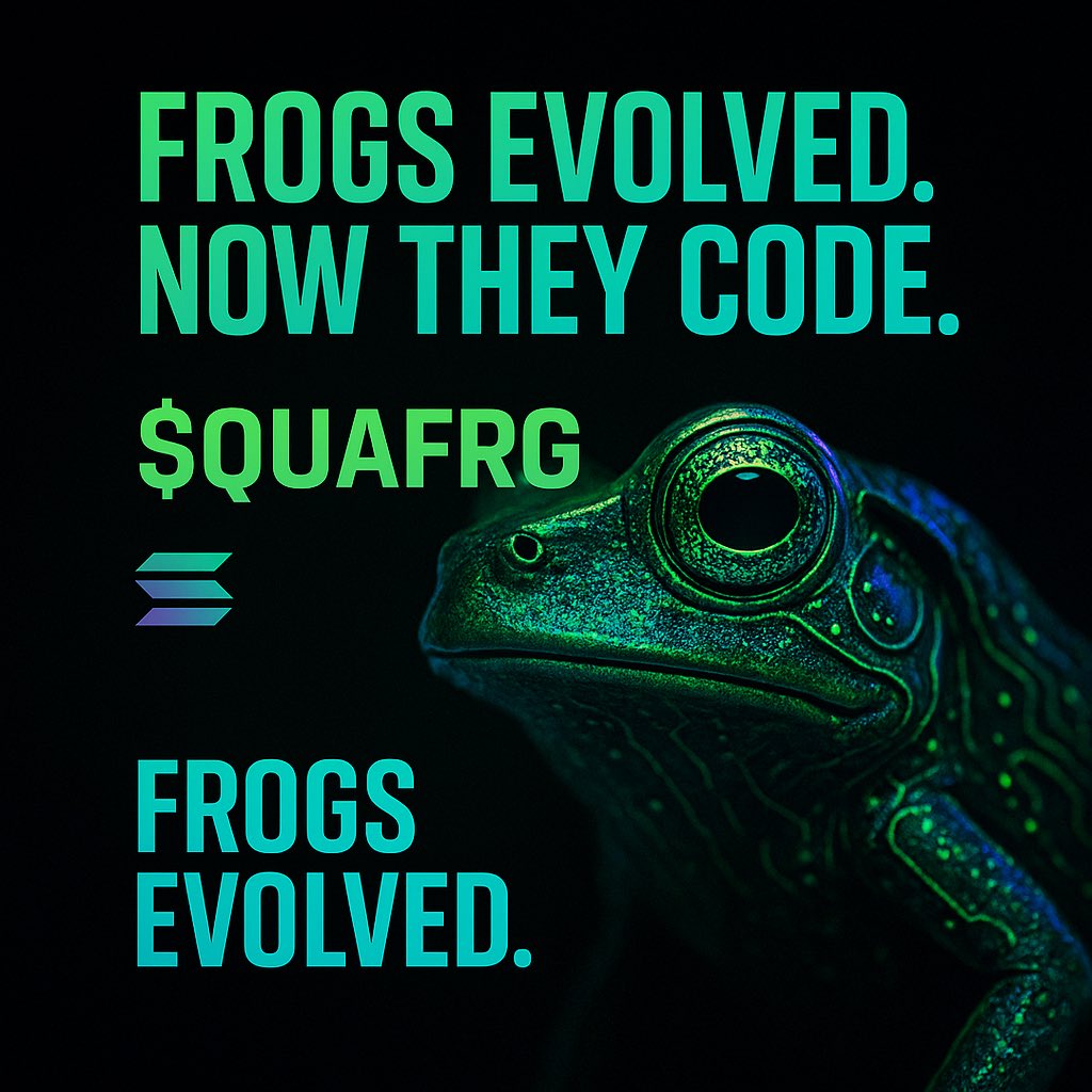 QUANTAFROG's tweet photo. #QUANTAFROG #QUAFRG #Solana #SolanaAirdrop #ComingSoon https://t.co/vEojyLZNXo
