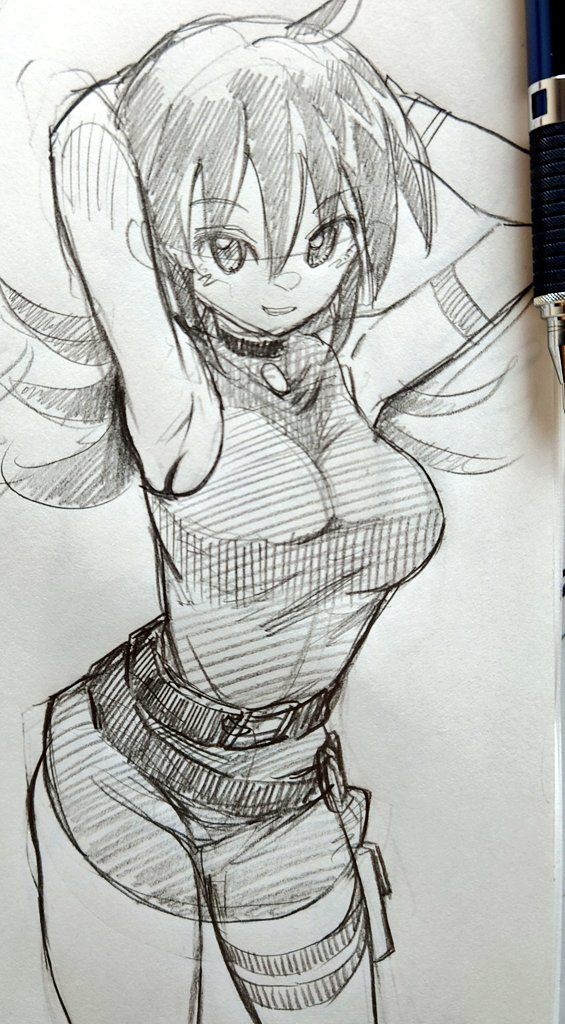 最近描いた黄昏ミミさんを放つ 