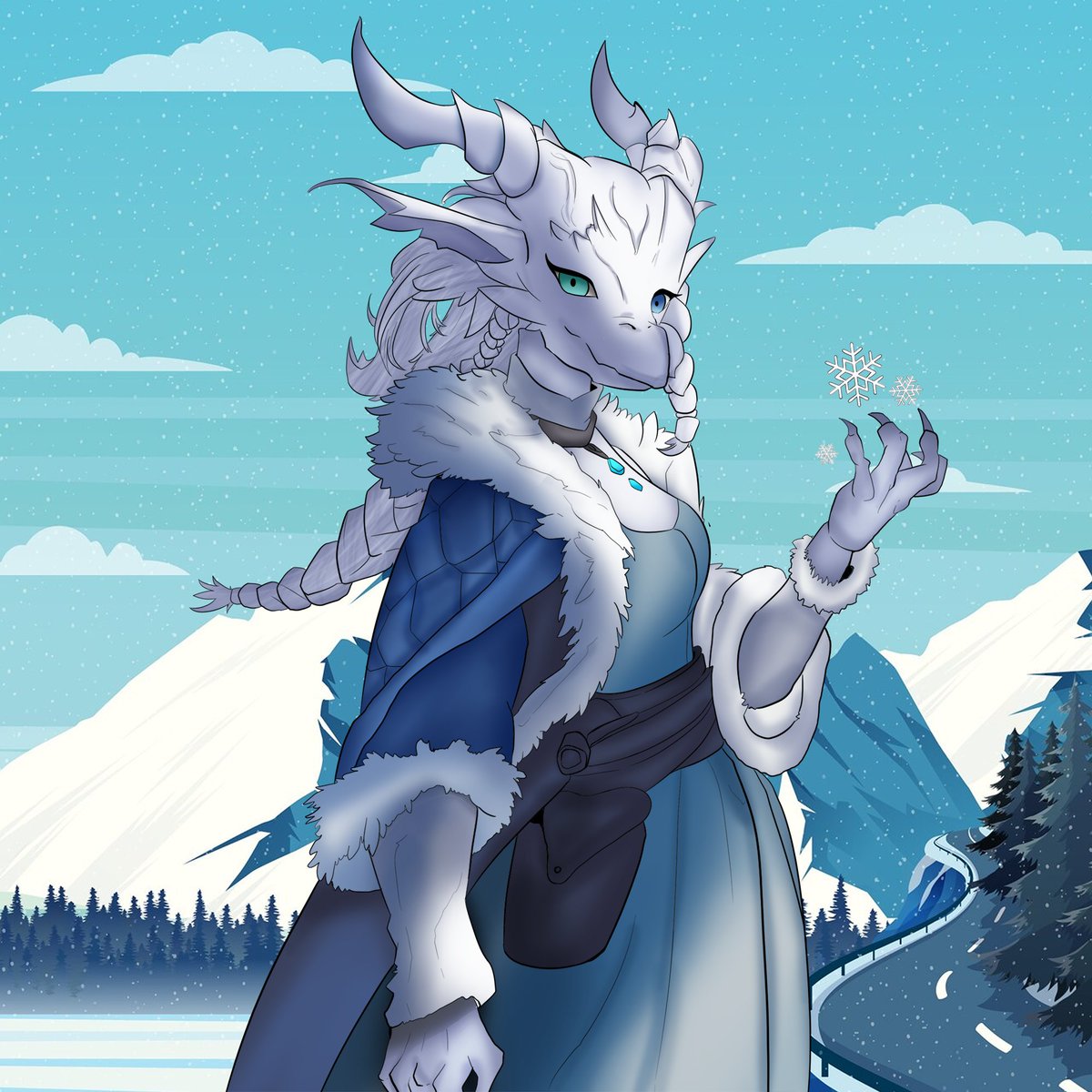 Where winter breathes, I thrive." ❄️
A frosty soul with a gentle heart.
#OC #WinterDragon #ArtShare
#VtuberModel #Live2D #VTuberArtist #7min譲 #StreamerCommunity #gfx #gamers #GamerLife #GamersUnite #GamerseGames #furryarwork #furryarts