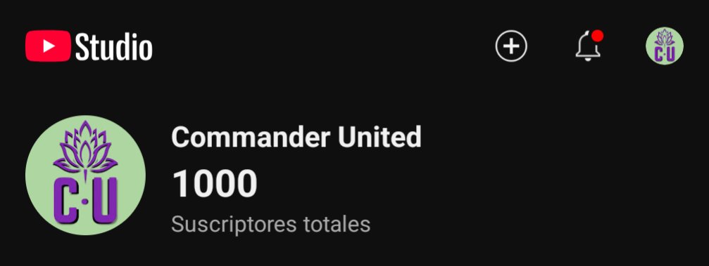 GRACIAS por tanto 🥹🥹🥹
Los 1000 siempre han sido el sueño a superar desde que empezamos
Gracias a cada persona que aporta su granito, a la grandísima comunidad de MTG y a la maravillosa gente que hemos conocido por el camino 🤩🙌🏻