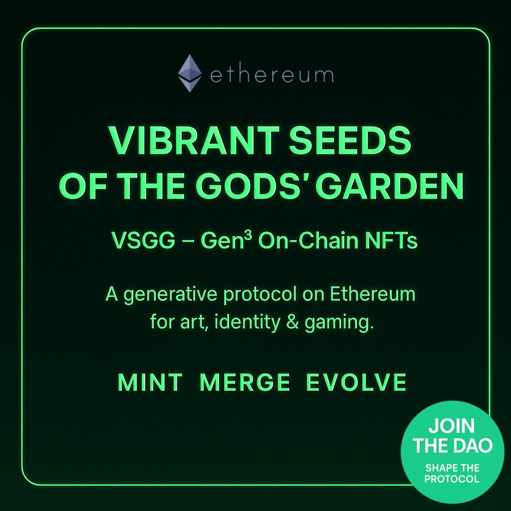 Vibrant Seeds of the Gods' Garden tweet media