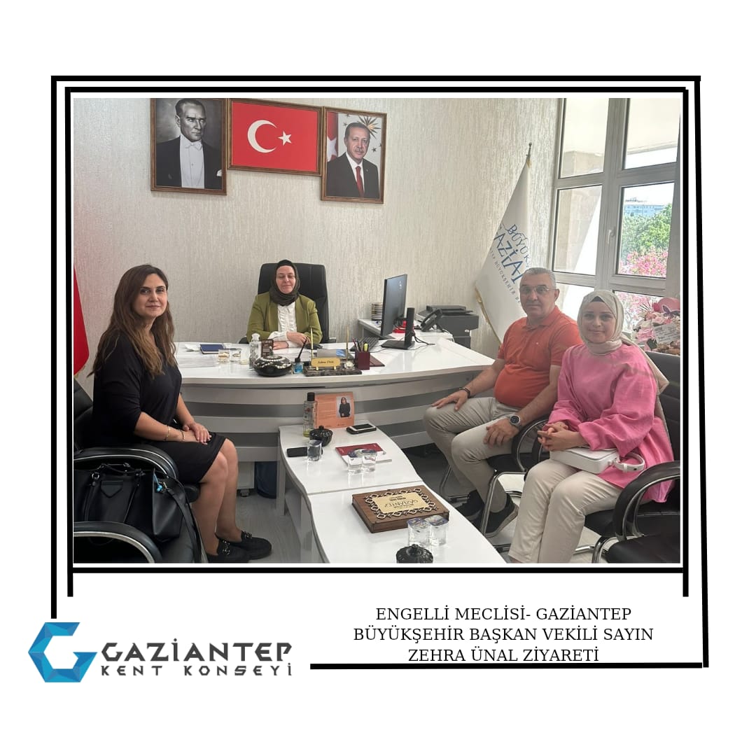 GaziantepKentKonseyi (@gkentkonseyi) on Twitter photo Gaziantep Kent Konseyi Engelliler Meclisi Başkanı Çağlayan Erdal ve yürütme kurulu üyeleri, Gaziantep Büyükşehir Belediyesi Başkan Vekili Zehra Ünal ve Büyükşehir Belediyesi Engelliler ve Sağlık Hizmetleri Daire Başkanı Yusuf Çelebi'yi ziyaret etti. <a href="/erdemguzelbey/">erdemguzelbey</a> <a href="/06Baskan27/">Çağlayan ERDAL</a> Gaziantep Kent Konseyi Engelliler Meclisi Başkanı Çağlayan Erdal ve yürütme kurulu üyeleri, Gaziantep Büyükşehir Belediyesi Başkan Vekili Zehra Ünal ve Büyükşehir Belediyesi Engelliler ve Sağlık Hizmetleri Daire Başkanı Yusuf Çelebi'yi ziyaret etti. <a href="/erdemguzelbey/">erdemguzelbey</a> <a href="/06Baskan27/">Çağlayan ERDAL</a>