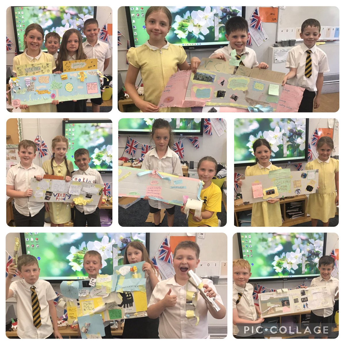 Year 4 have completed their Viking research projects and presented them to their peers.