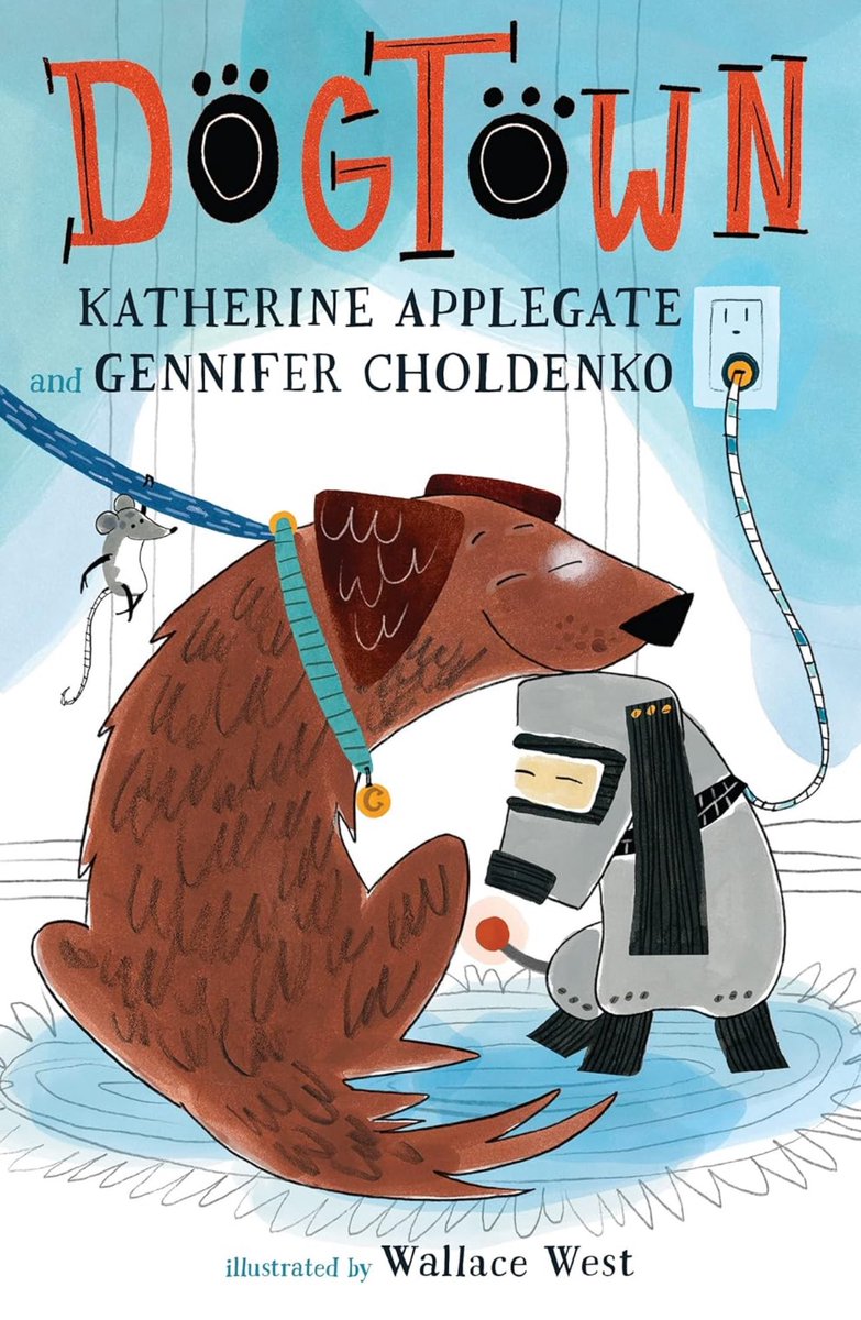 RelaWorsham's tweet image. Summer 2025 Read #20 Dogtown by Katherine Applegate &amp;amp; Gennifer Choldenko. This will be kid-approved even by those who don’t like to read. ✅dogs ✅robot dogs ✅humor &amp;amp; ❤️ ✅ short chapters ✅adventure. It reminded me of Toy Story but with dogs! Going in my classroom library!