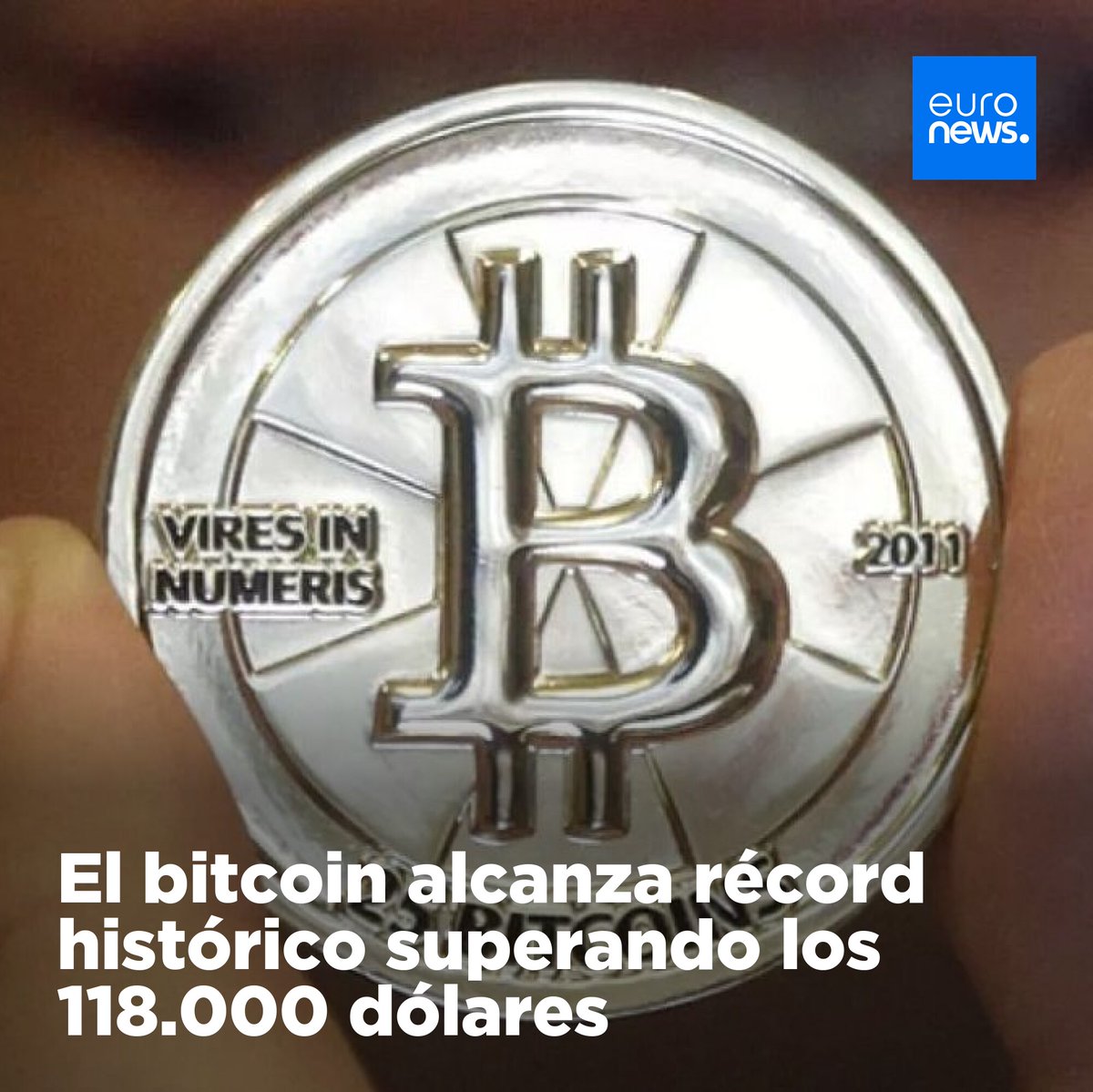 El bitcoin alcanza récord histórico superando los 118.000 dólares ➡️  https://t.co/MTgvRjrabc