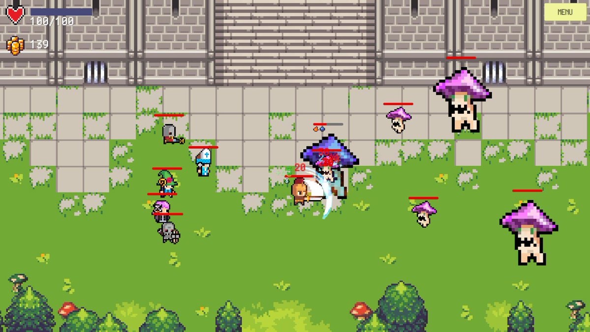 studiomoragames's tweet image. ⚔️戦略×ハクスラ ローグライトRPG⚔️
HeroesSagaZero制作中⚡️
初期MAPのスライムが最強になる!?
二刀流で16連撃!?
1000人いても同じ戦略には絶対にならない!そんなゲームを目指してます。
いつも応援ありがとうございます!
#スーパーゲ制デー #gamedev #indiedev