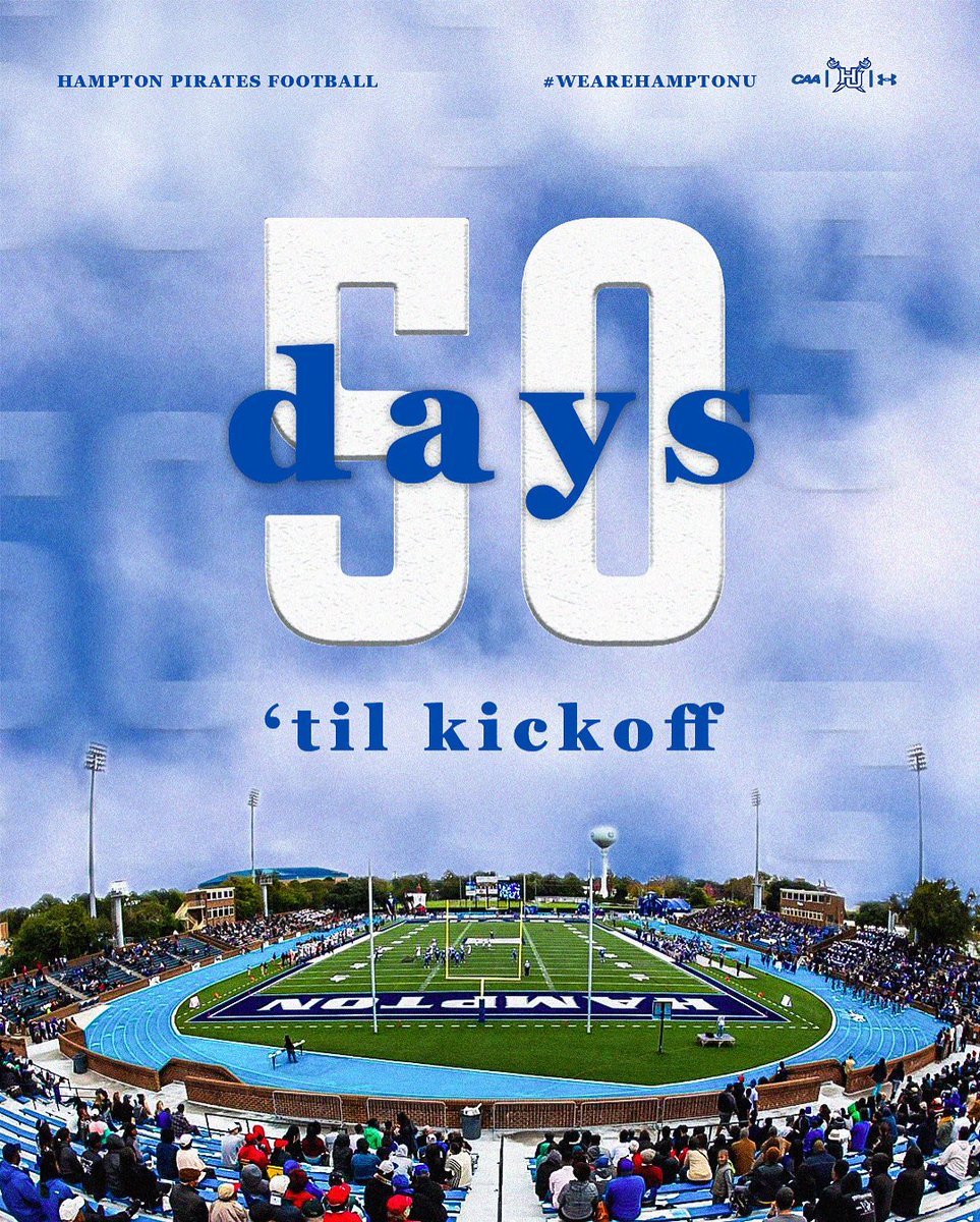 50 days out 🗓️🏈

#WeAreHamptonU #RYFP #DHTT