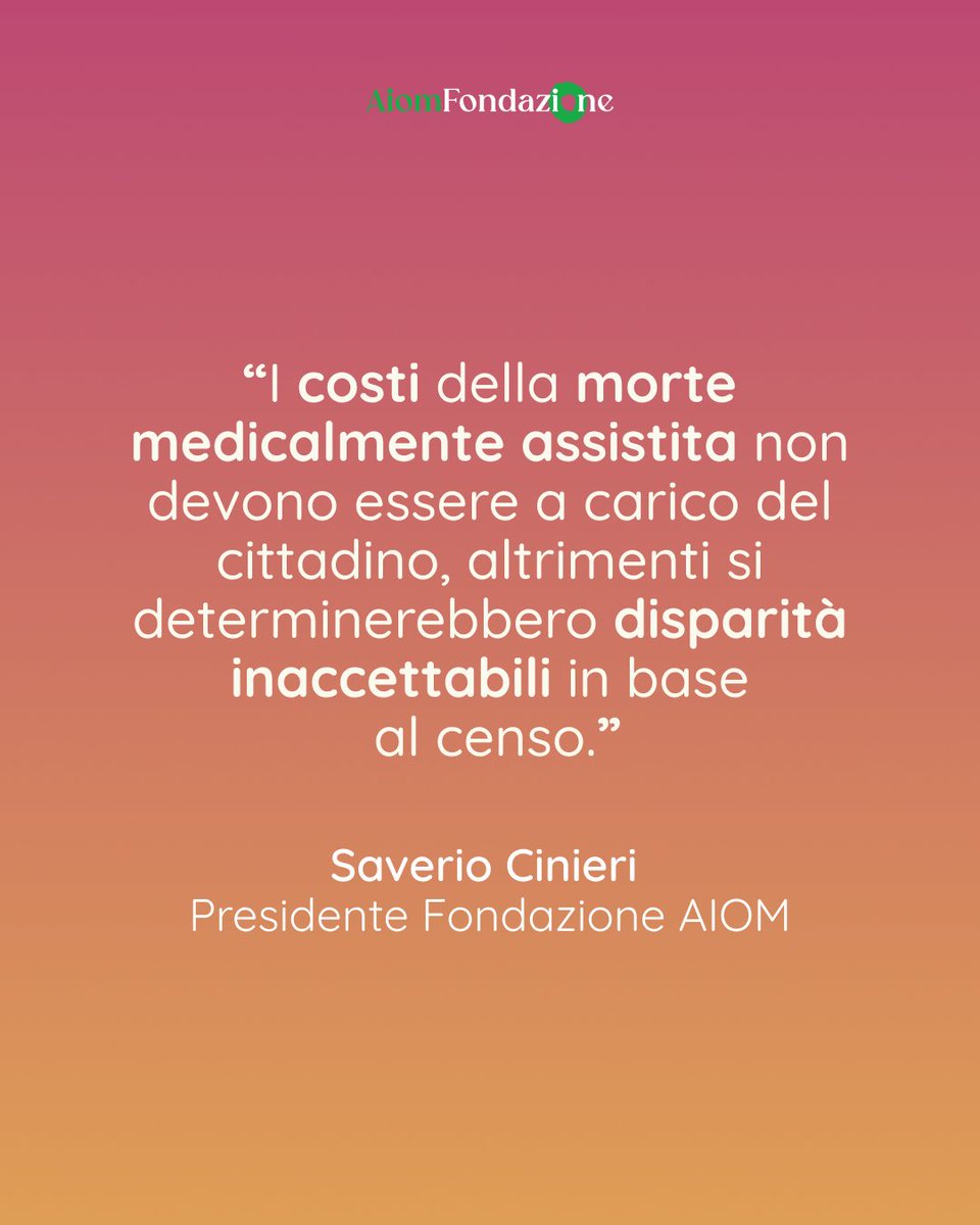 Fondazione Aiom (@aiomfondazione) on Twitter photo Arriverà presto in Senato il disegno di legge in materia di #mortemedicalmenteassistita, tema sul quale si esprimono anche #AIOM e #FondazioneAIOM, che chiedono un confronto con le istituzioni.
Le dichiarazioni del Presidente <a href="/saverio_cinieri/">saverio cinieri</a>: medinews.it/comunicati/fin…
#finevita Arriverà presto in Senato il disegno di legge in materia di #mortemedicalmenteassistita, tema sul quale si esprimono anche #AIOM e #FondazioneAIOM, che chiedono un confronto con le istituzioni.
Le dichiarazioni del Presidente <a href="/saverio_cinieri/">saverio cinieri</a>: medinews.it/comunicati/fin…
#finevita