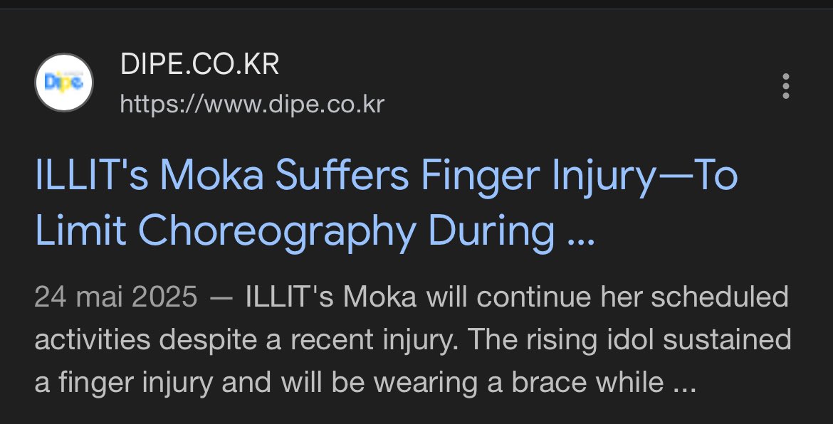 1. The MV was delivered in June, which means it was planned, filmed and edited way before your mv was out. 2. Moka doesn’t have a finger brace in the mv which means it was filmed before she got injured back in MAY.