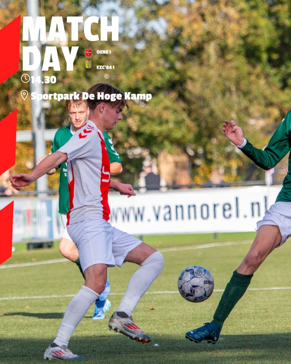 De eerste van de voorbereiding! Onze mannen trappen morgen af tegen onze buren uit Epe: <a href="/EZC_84/">vv EZC '84</a>. 

Na deze wedstrijd zijn onze mannen een aantal weken vrij. Daarna gaat de voorbereiding écht van start!

Dus kom met z’n allen naar Sportpark De Hoge Kamp. Op naar een mooi seizoen!