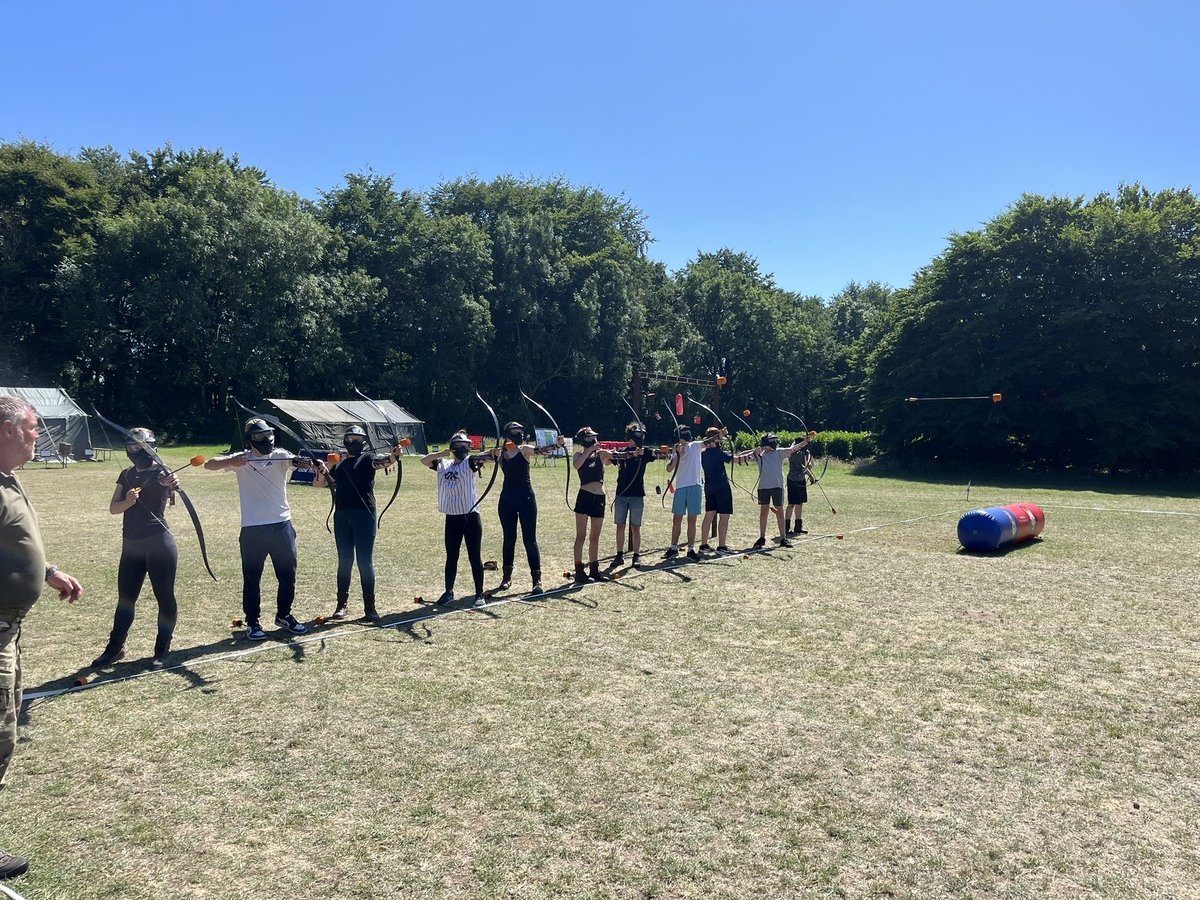 Then a spot of tag archery before we hit the road. What a week it has been. Many thanks to the cadet training team for an awesome package of training!