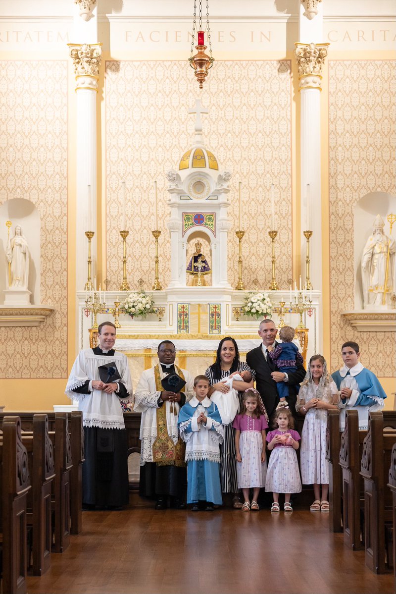 OldStPatsKC's tweet image. Congratulations, precious Eleanor!
#Baptism #Catholic