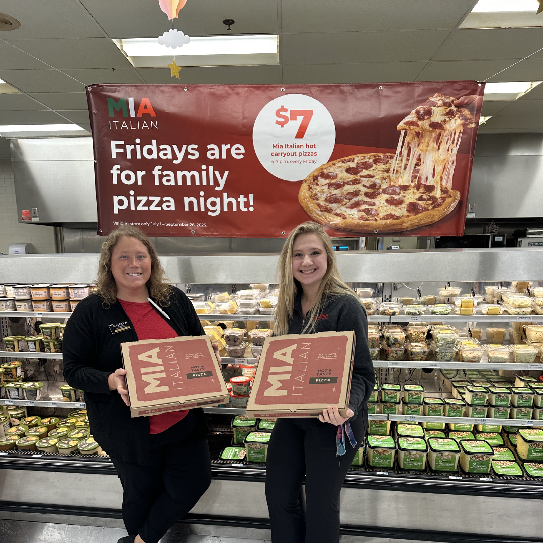 Fridays are for family pizza night! We have 🔥 HOT 🔥 large single topping pizzas 🍕 ready to just grab n go every Friday from 4p-7p. Make dinner a breeze and leave the mess to us! Made fresh in store and oh so good! Stop in, call ahead and enjoy 😉 #indianolahyvee