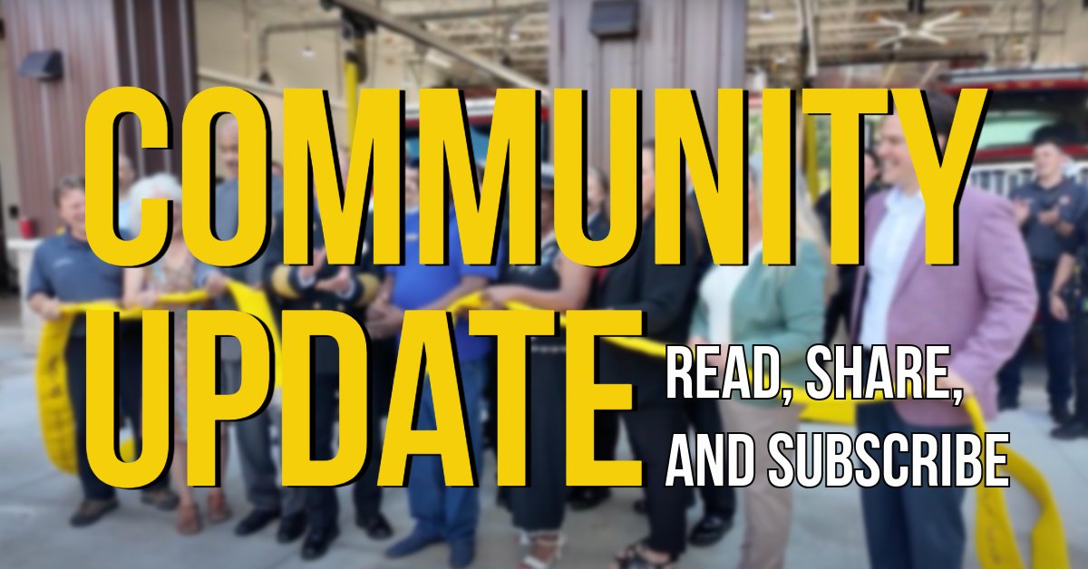 🚨🔥 The latest issue of the Community Update Newsletter is here! conta.cc/46xym6o

This edition covers the Fire Station 21 ribbon cutting, the Youth Academy, new commissioner appointments, local grants, and more 

📬 Read, share, and subscribe!