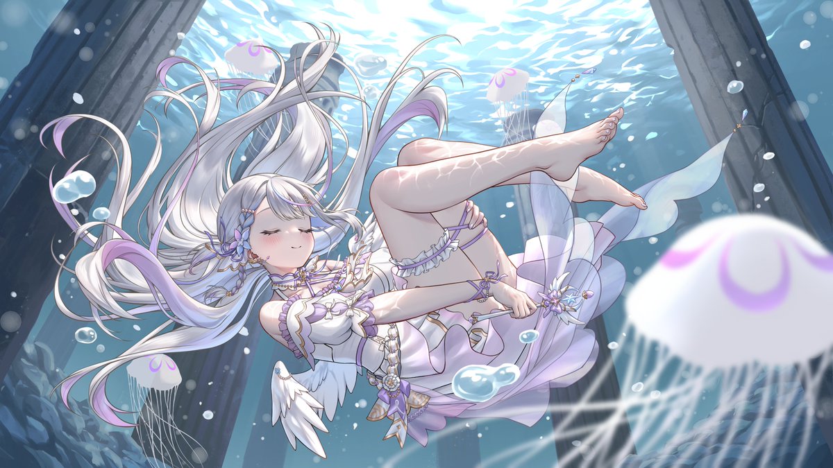 Fairy@Vtuber事務所 (@cyberstar_fairy) on Twitter photo 【???】
彼女はまだ夢の中...。 【???】
彼女はまだ夢の中...。