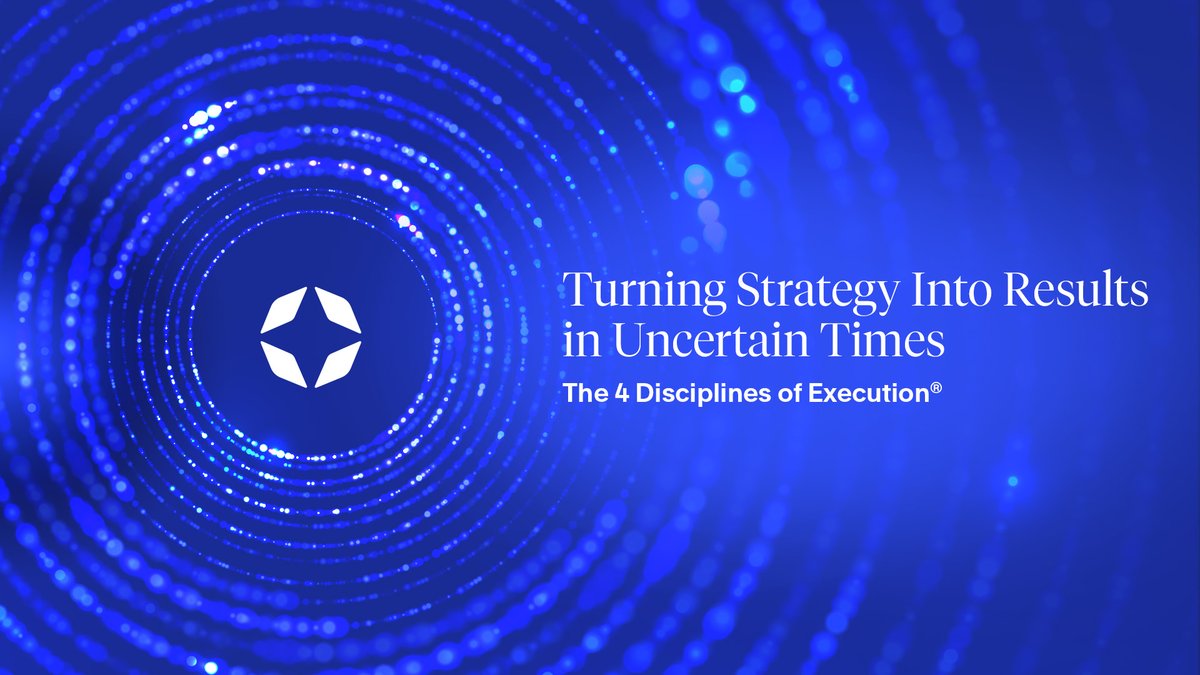 How do high-performing organizations stay focused during disruption? They execute consistently. Join us in for this live event in a city near you and learn how the 4 Disciplines of Execution can help you cut through complexity and lead with clarity. bit.ly/4evjjvU