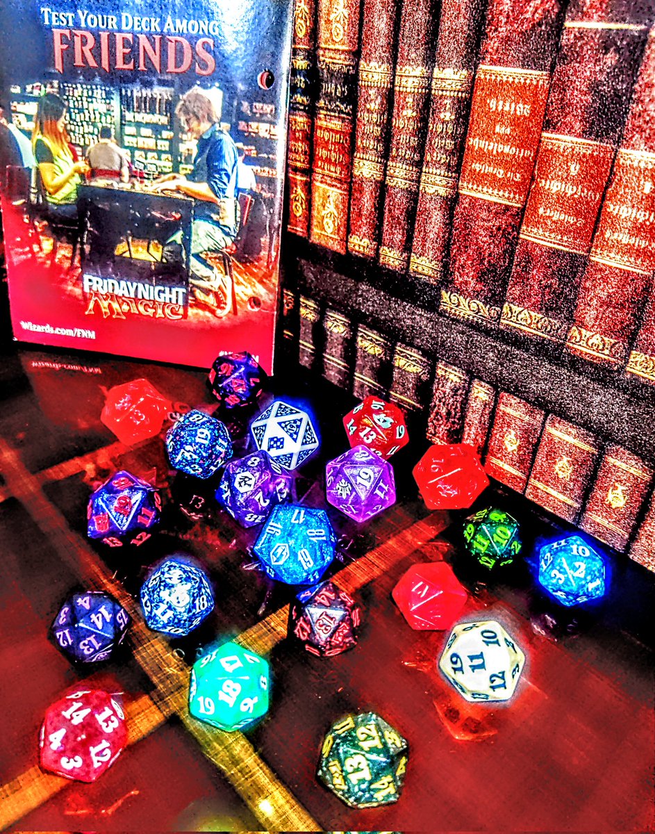 XlnAZGLJZyshiW9's tweet image. ダイスも集まってまいりました〜😝
#mtg #mtgcollection