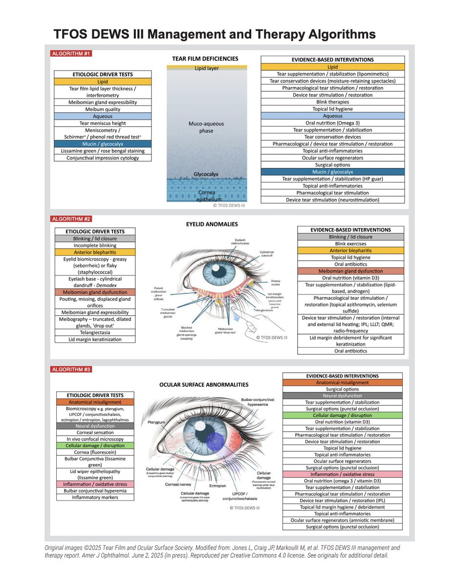 Latest DEWS Report Gives New Guidance on Dry-eye Treatment

The Dry Eye Workshop III Management and Therapy report from TFOS cites 1,056 research papers on dry eye. Learn more: reviewofophthalmology.com/article/latest…
#cornea #dryeye #dryeyedisease #eyecare #ophthalmology