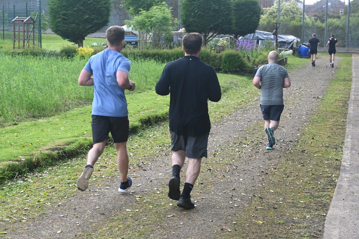 scottishprisons's tweet image. Eleven individuals in our care in HMP Dumfries have completed a half marathon within the prison grounds.
Following the huge success of their weekly parkrun, the group wanted to push this even further and trained over several months with support from the PE dept!
Well done to all!