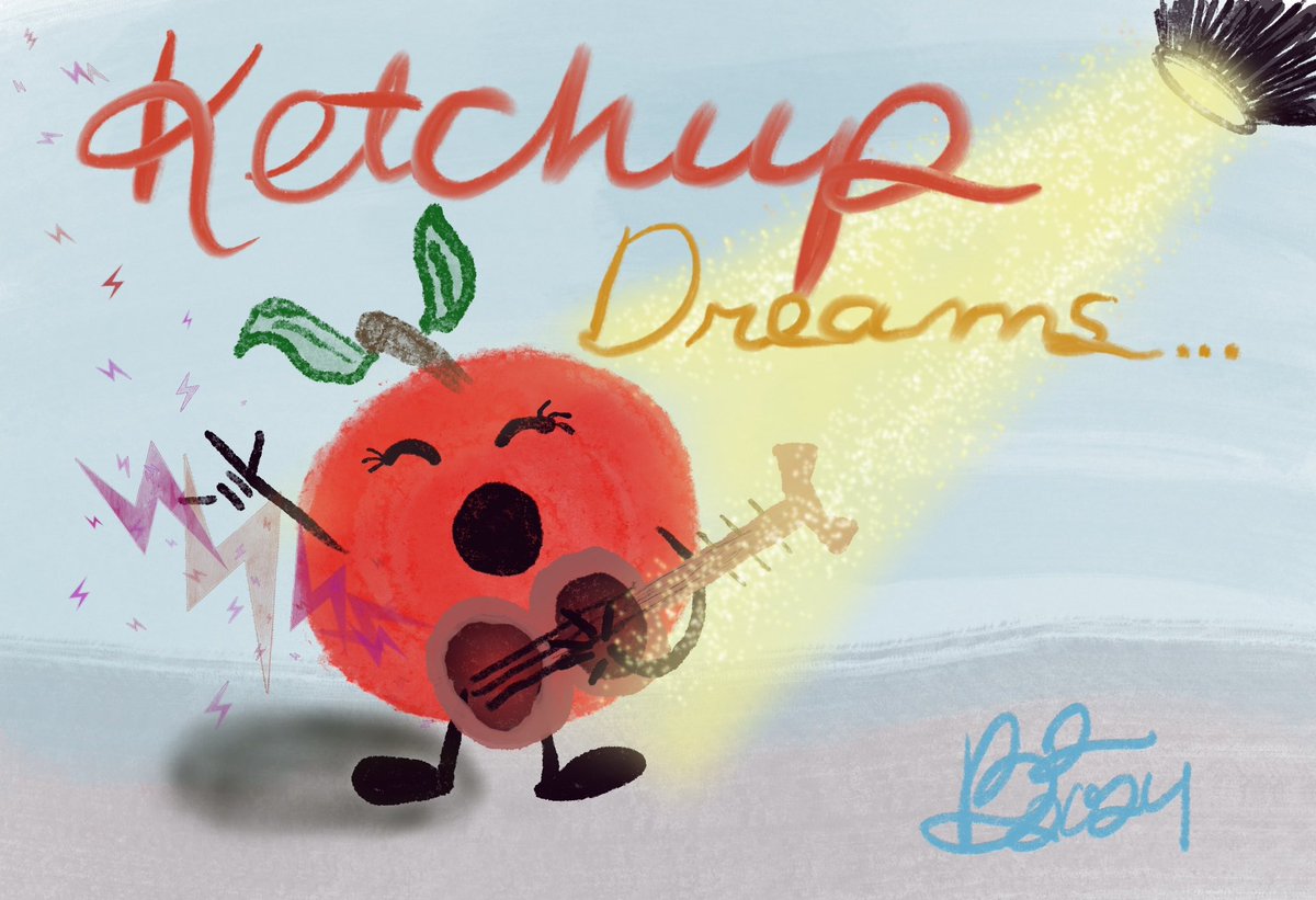 🍅 dreams of being the next 🎸 when the Garden Band holds auditions.

She’s squashed when only veggies are allowed. 🫠 

Determined, 🍅 shows that no matter how you slice it-FRUIT ROCKS too! #PB #PlayListPitch #Agented

“Fight for Your Right” Beastie Boys
open.spotify.com/track/5NLuC70k…