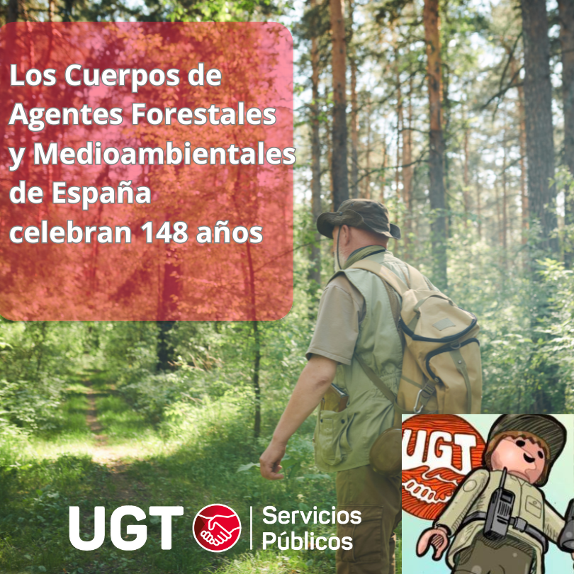 UGT_SP's tweet image. 148 años de historia, compromiso y servicio público de los Cuerpos de Agentes Forestales y Medioambientales de España. 
Gracias por vuestra labor, compañeros y compañeras! @UGTForestales 

ugt-sp.es/hoy-se-celebra…
