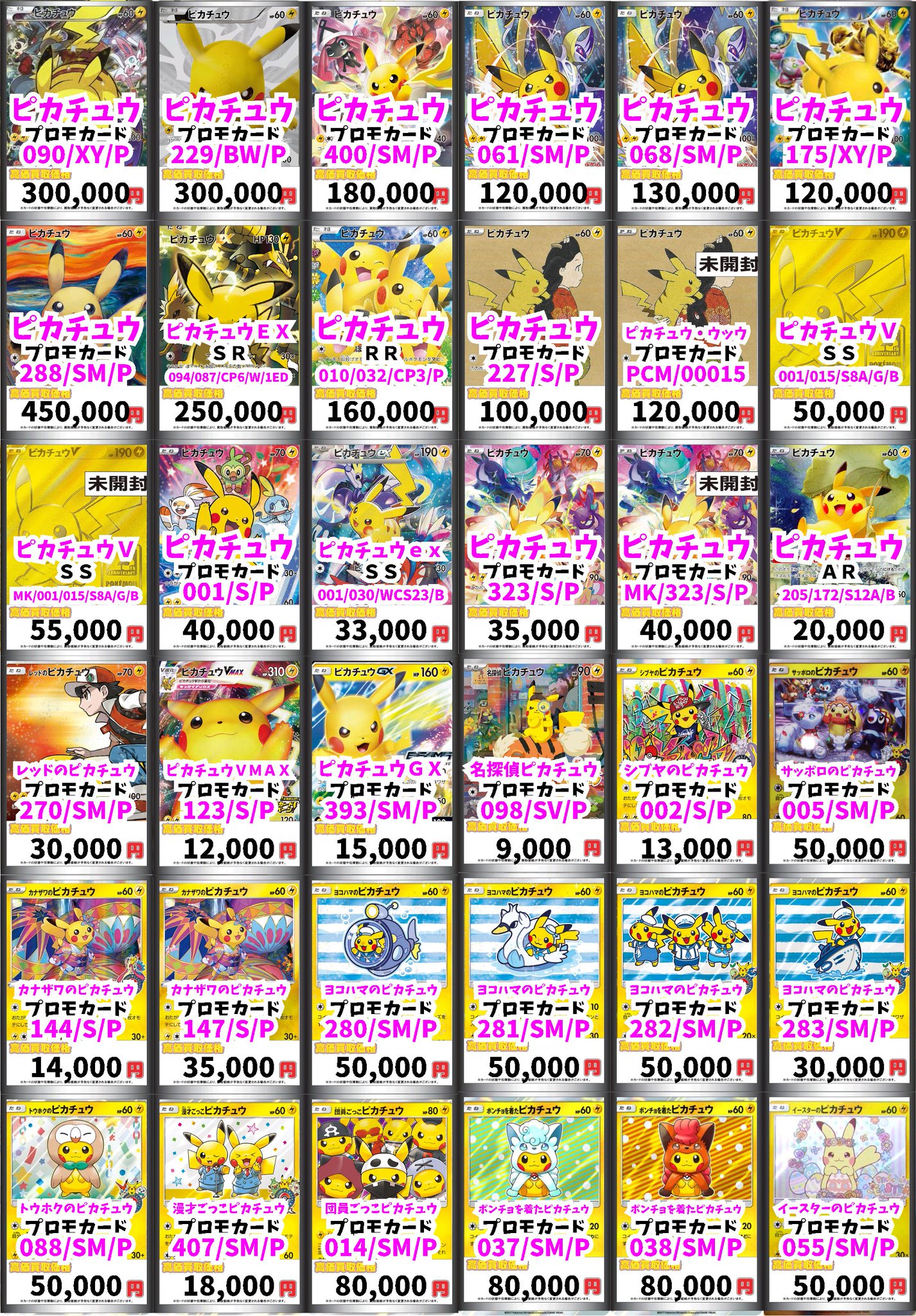 ピカチュウプロモ 300円企画 ピカチュウ プロモ (劣化・傷・シワあり) セブンイレブン (2003