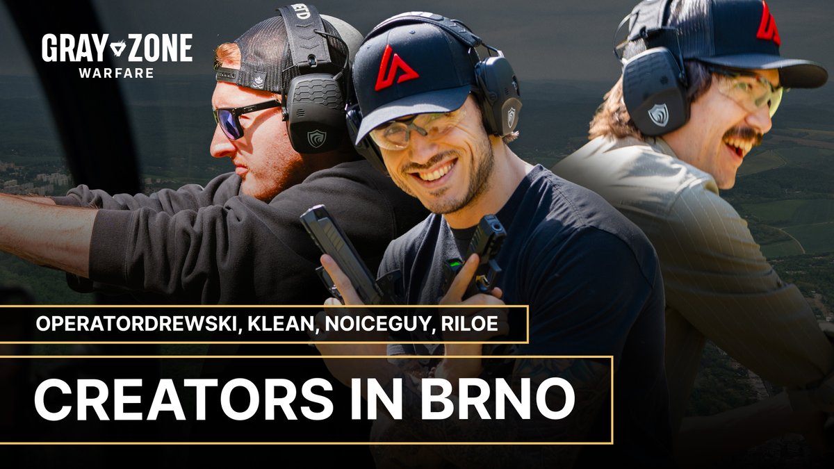 See what happens when you invite some of the top tactical videogame creators to MADFINGER Games' HQ in Brno w/ <a href="/OperatorDrewski/">OperatorDrewski</a> <a href="/Kleanisklean/">Klean 🧽</a>  <a href="/NoiceGuy_/">NoiceGuy</a>  <a href="/RiloeGaming/">Riloe</a>  <a href="/GoodboiOfficial/">Goodboi</a> 

Spoiler alert: It’s a ton of fun.

Link in thread 👇