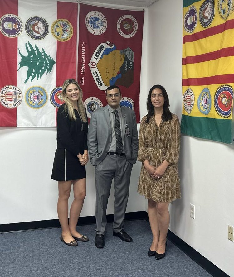 CABA Pro Bono staff attorneys, Carolina de Diego and Denise Moreno, stopped by the Miami Veteran Center in Doral to provide free legal assistance to veterans as part of our ongoing clinics. Proud to serve those who’ve served us. 🇺🇸⚖️