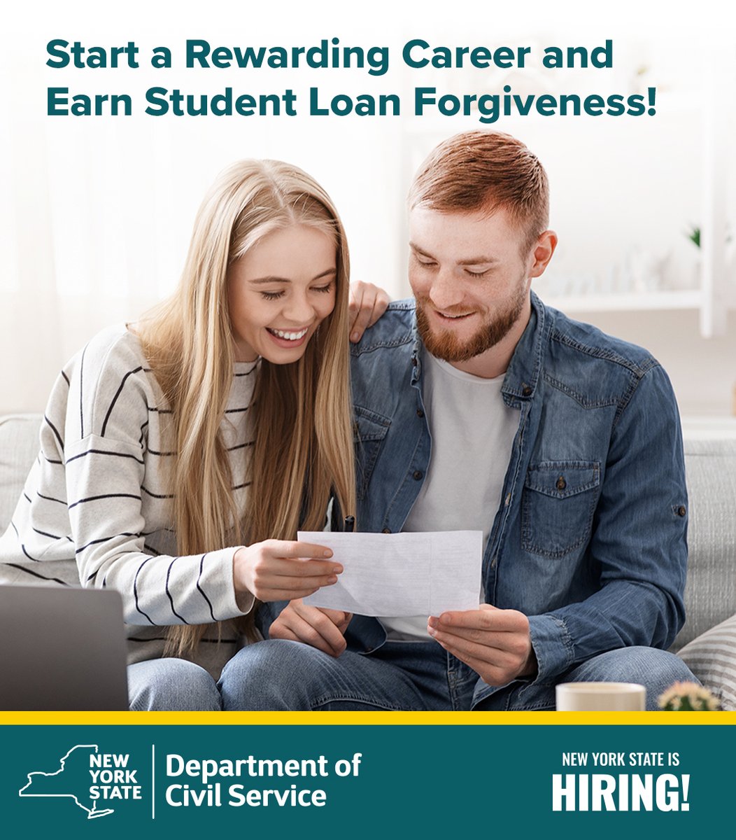 NYSCivilService's tweet image. If you work in public service, you may be eligible for student loan forgiveness!
Find out more: oer.ny.gov/public-service…