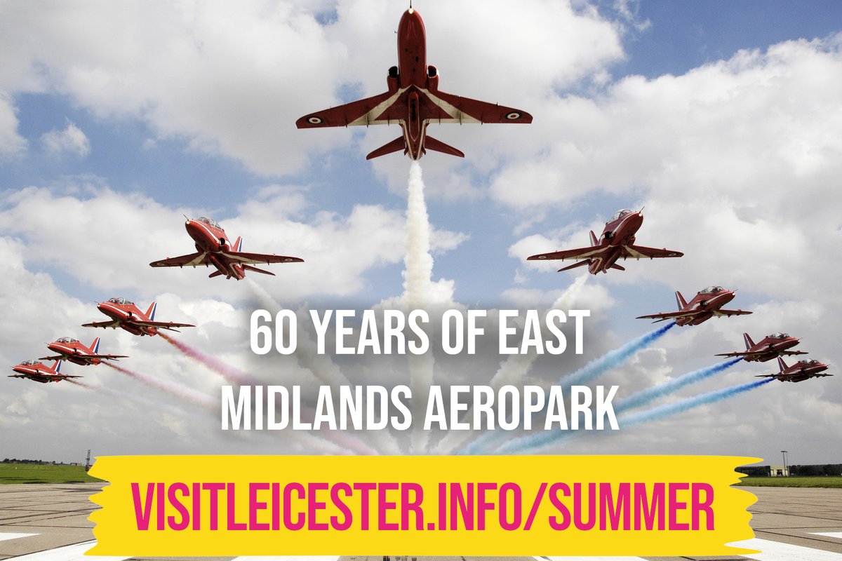 Next weekend East Midlands Aeropark is holding a special 60th birthday event! From Sat to Mon, come and see static displays including a Vulcan, and specially arranged RAF flypasts from The Red Arrows and an original Spitfire on Sunday 20 July and a Dakota on Monday 21 July.