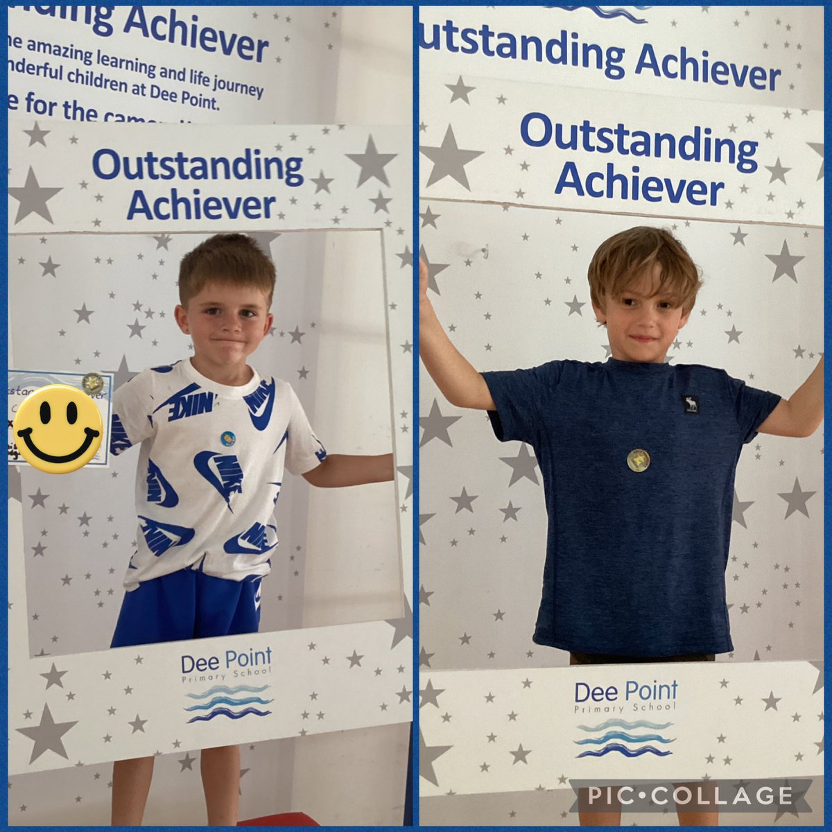 We are so pleased and unbelievably proud of these two wonderful children. Well done superstars! ✨🌟 <a href="/DeePointPrimary/">Dee Point Primary</a>