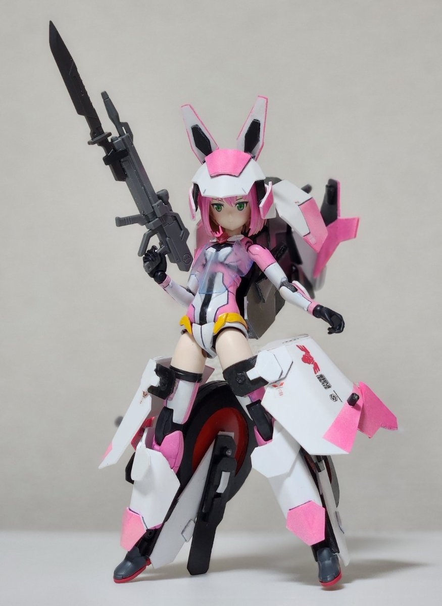 #これがこうなる選手権 

武装兼バイクはプラ板