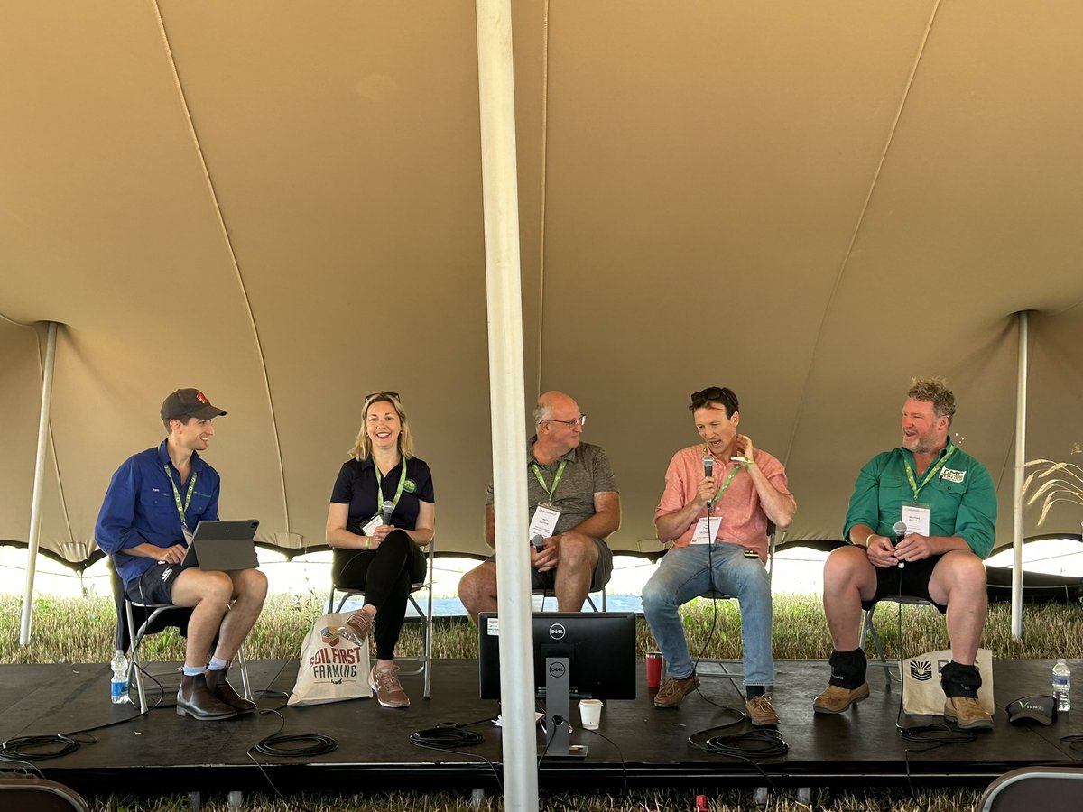EPAA_pei's tweet image. #FridayFeature! 📸

Last week, our Executive Director Andrea McKenna took part in a panel session at the Groundswell Regenerative Agriculture Festival on Lannock Farm in Hertfordshire, UK. 👏

We were proud to represent #PEIAg on this international stage! 

@AgInfoPEI