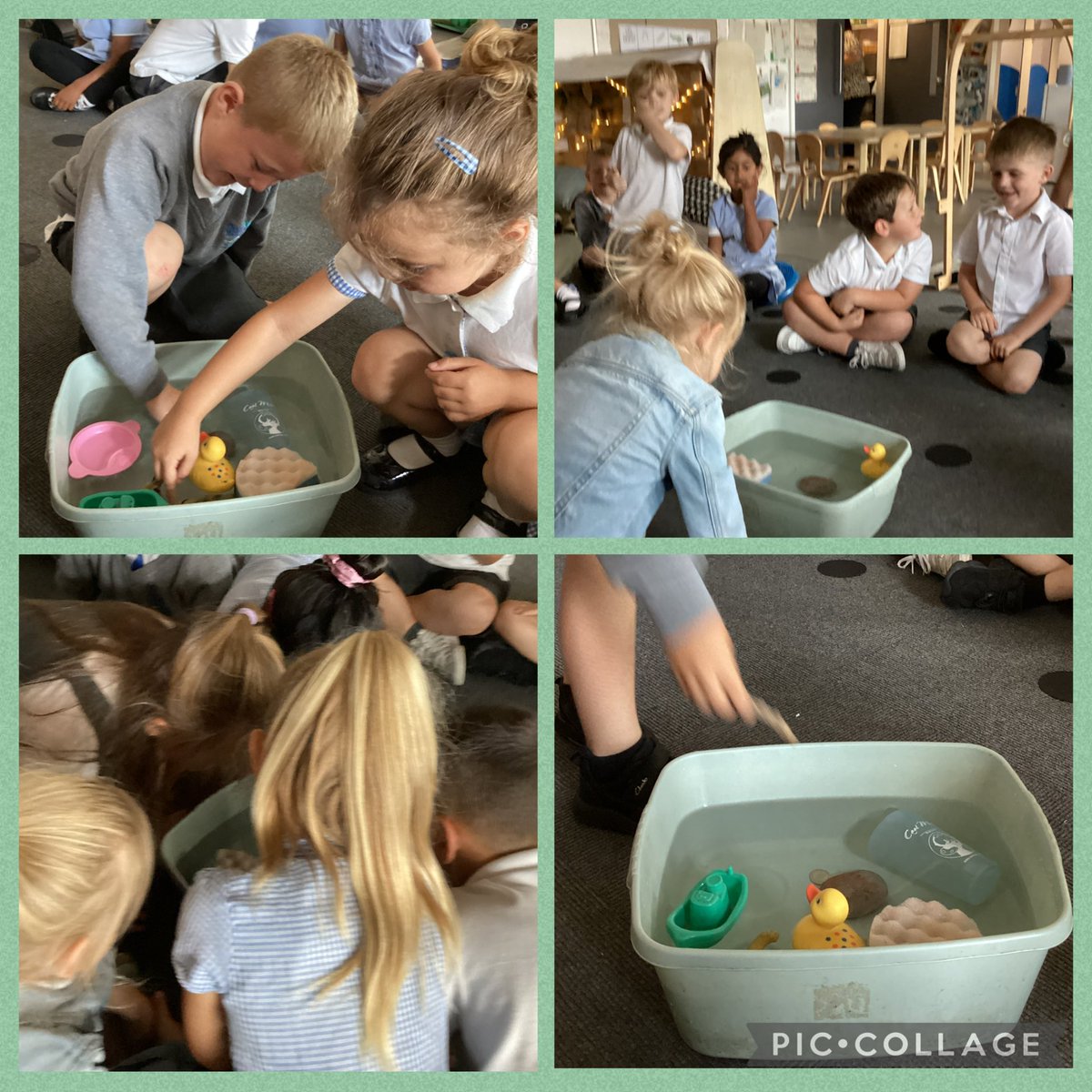 This week we have had a very fun (and wet) experiment in our classroom to see which objects float and which can sink! 
<a href="/DeePointPrimary/">Dee Point Primary</a>