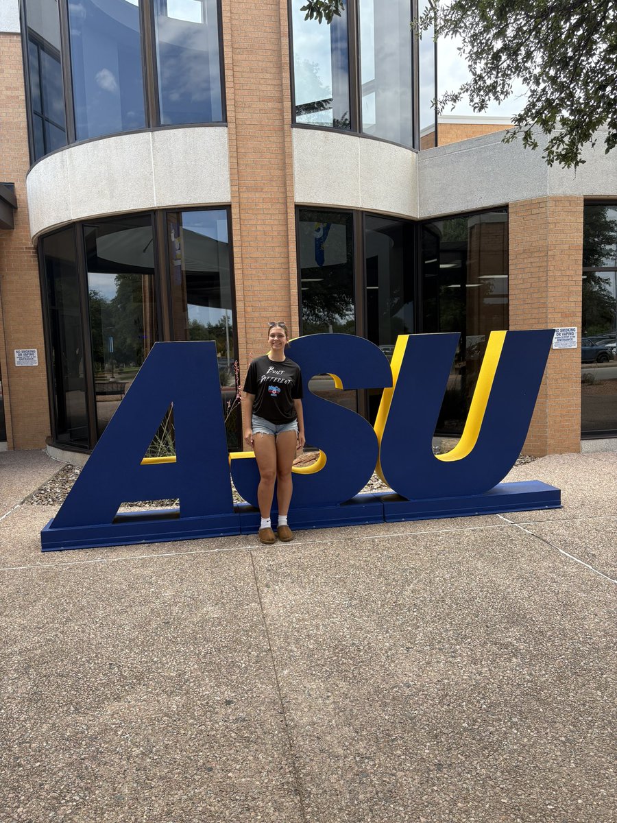 Had so much fun at ASU camp! I got one of the camp shirts for being one of the younger girls there that impressed them!!! The coaches and players were so nice and I’m excited to come back in the future!!! <a href="/angelostatevb/">Angelo State Volleyball</a>  <a href="/cwaddington7/">Chuck Waddington</a> 💙💛 🤍 #angelouniversity #sanangelo