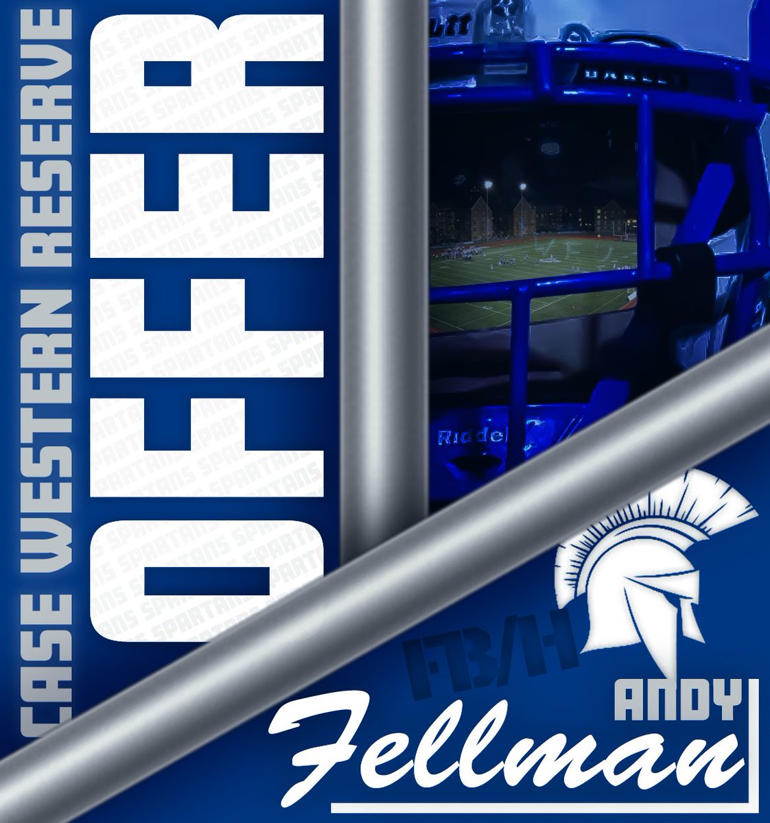 Andy Fellman (@andyfellman44) on Twitter photo After a great talk with Coach Ramsey from <a href="/CWRUFootball/">CWRU Football</a>, I’m excited to announce I got my first offer! Thank you to everyone who’s helped me along wthe way!! <a href="/WolfpakHuncho/">Coach Jamie Wineman</a> <a href="/DollBrian/">Brian Doll</a> <a href="/newtrierfb/">New Trier Football</a> After a great talk with Coach Ramsey from <a href="/CWRUFootball/">CWRU Football</a>, I’m excited to announce I got my first offer! Thank you to everyone who’s helped me along wthe way!! <a href="/WolfpakHuncho/">Coach Jamie Wineman</a> <a href="/DollBrian/">Brian Doll</a> <a href="/newtrierfb/">New Trier Football</a>