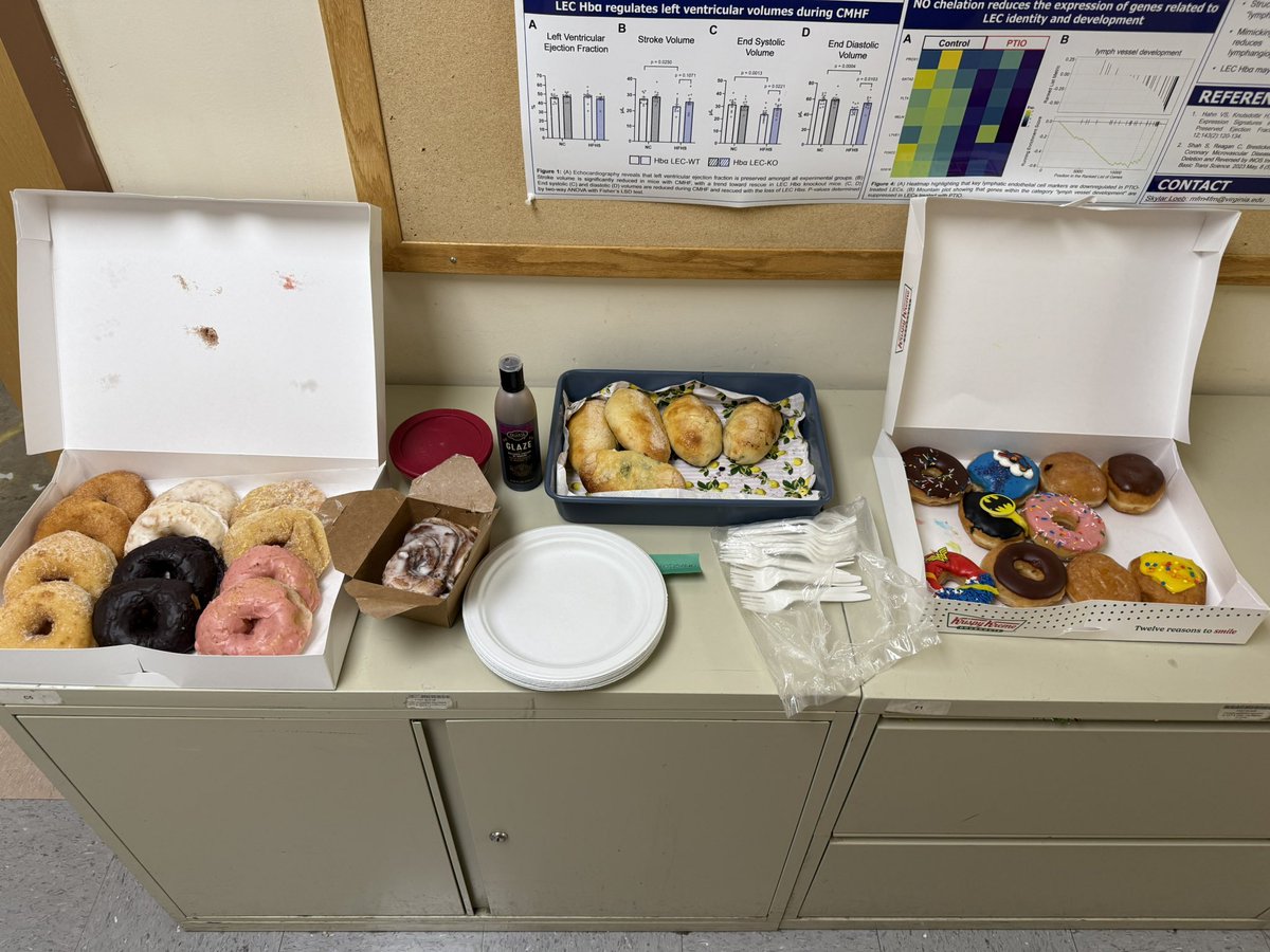 conn_pann_fun's tweet image. Ugggg, I hate having to be back on Twitter, but ah well…..anyway….
🍩Happy Donut Friday! 🍩
The lab thought I would miss Donut Friday since I was heading out of town but I didn’t forget! Now it’s a type 2 diabetes smorgasbord