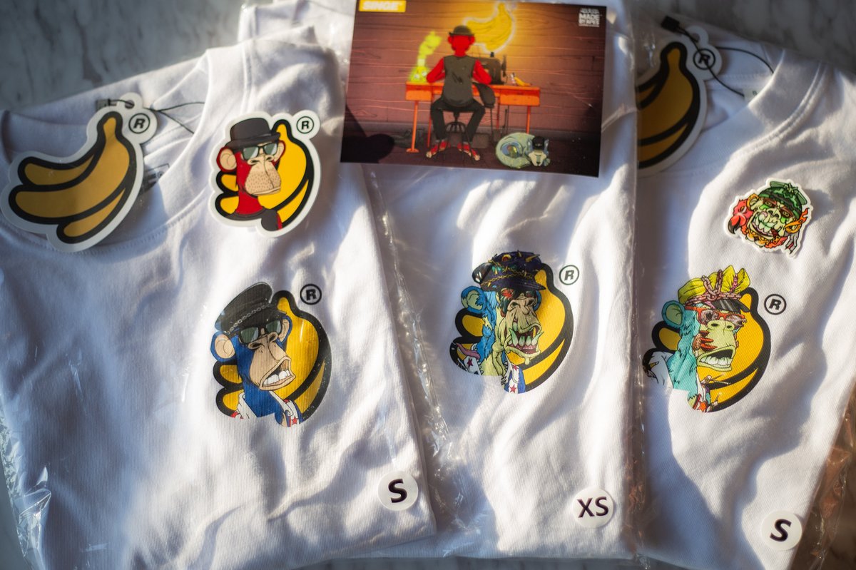 elethera_art's tweet image. GM fam ☀️💙

Can&apos;t wait to claim my ApeFest ticket and wear one of these in Las Vegas 😎