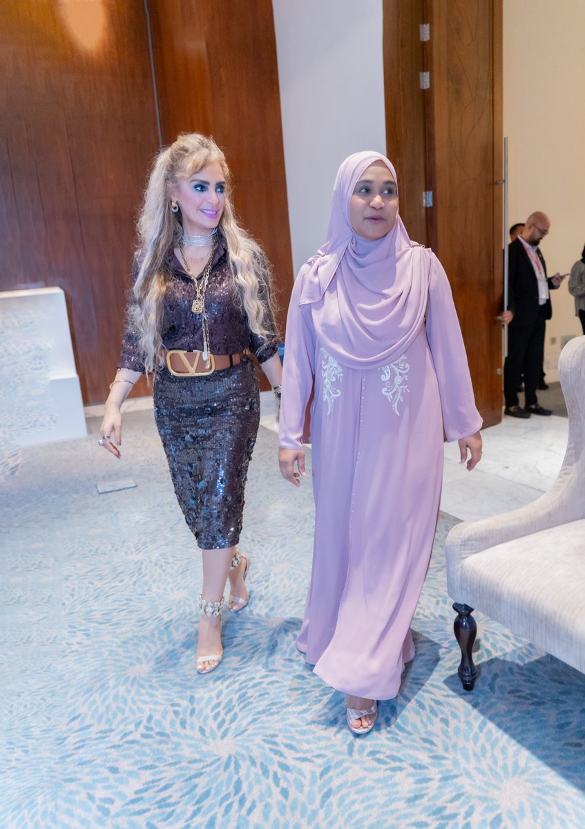 "I truly cherished this special moment in the protocol room just before our official dinner at the 7th Edition of the Merck Foundation First Ladies Initiative (MFFLI) Summit 2025 in Dubai. 

Surrounded by Their Excellencies, the First Ladies of Africa and Asia, there was such a