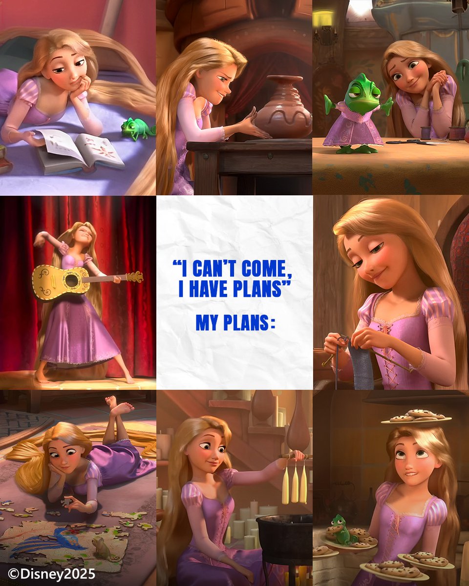 So… what’s gonna be your weekend plan then 👉👈

#rapunzel #weekend #disney #disneyindia