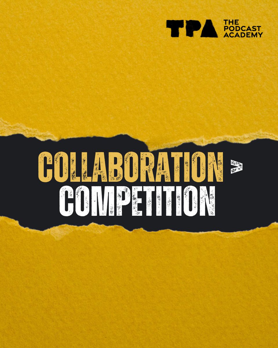 podcastacademy's tweet image. 🤝 Collaboration > Competition. Grow together and reach new ears without spending a dime on ads!
Partner with other podcasts. It’s a win-win: you introduce your show to a warm, relevant audience and help another creator grow too.
#thepodcastacademy #podcasters