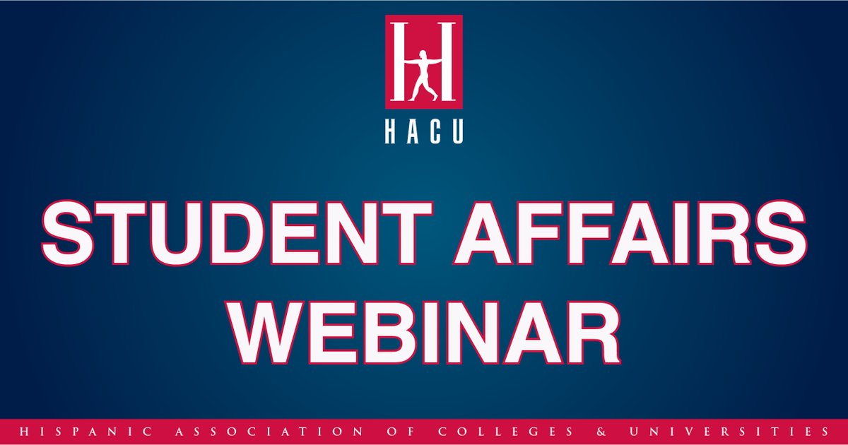 ICYMI: HACU will host a webinar titled, “Utilizing Civic Engagement as a Means for Career Readiness,” on July 22, 2025, at 4:00 p.m. CT. This webinar is being offered as part of the Student Affairs Summer Webinar Series. Register today!
bit.ly/445ZfwD