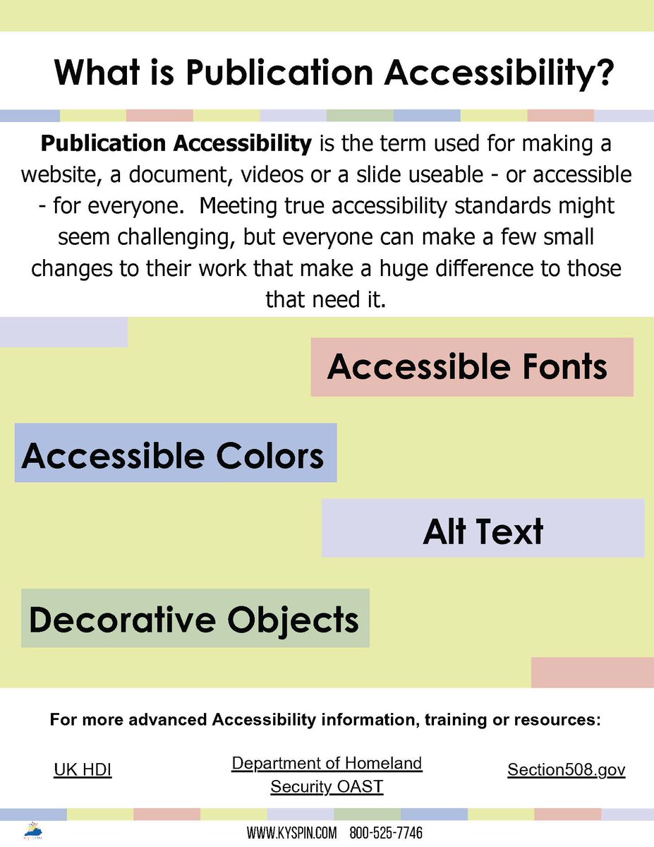 kyspininc's tweet image. Choosing easy-to-read fonts and high-contrast colors improves readability for people with low vision or dyslexia. Small design tweaks can make a big difference for accessibility! 💡kyspin.com/wp-content/upl…  #DesignForInclusion #AccessibleDesign