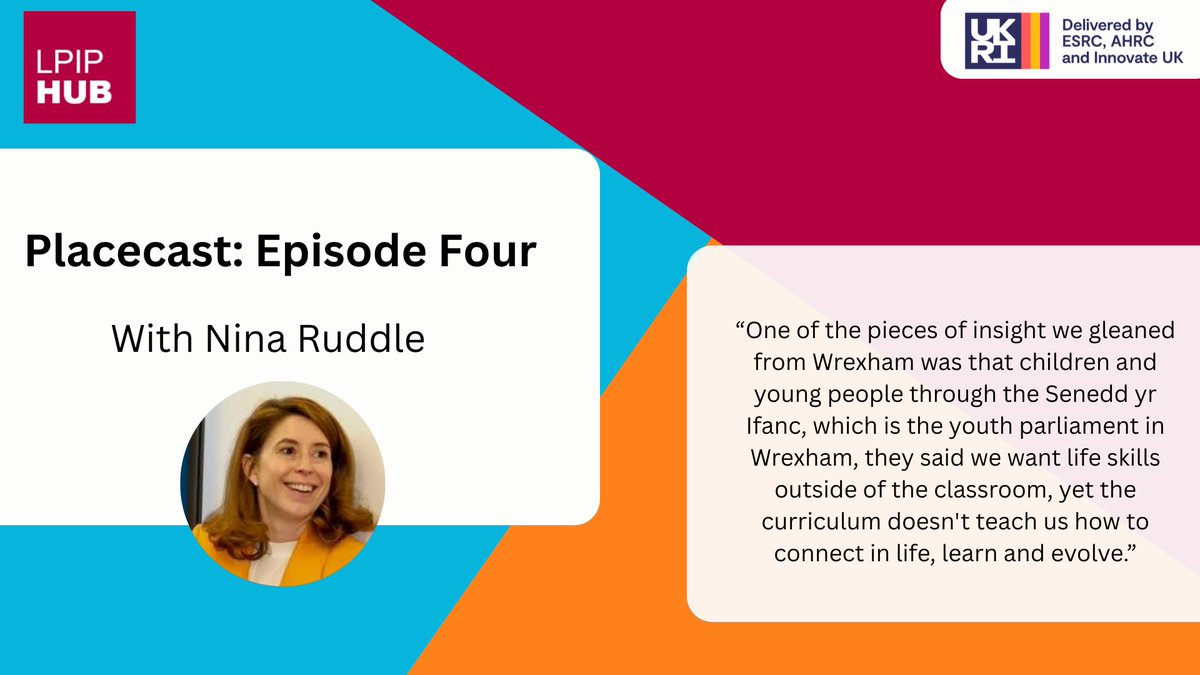 LPIPHub's tweet image. 🎙️ New on the LPIP Hub podcast: Episode 4 of Placecast! 🎧

@gerarriagag sits down with @NinaRuddle ,Head of Public Policy Engagement @WrexhamUni

Their conversation dives deep into the challenges and triumphs of inclusive innovation.

ow.ly/VbC650WgCji