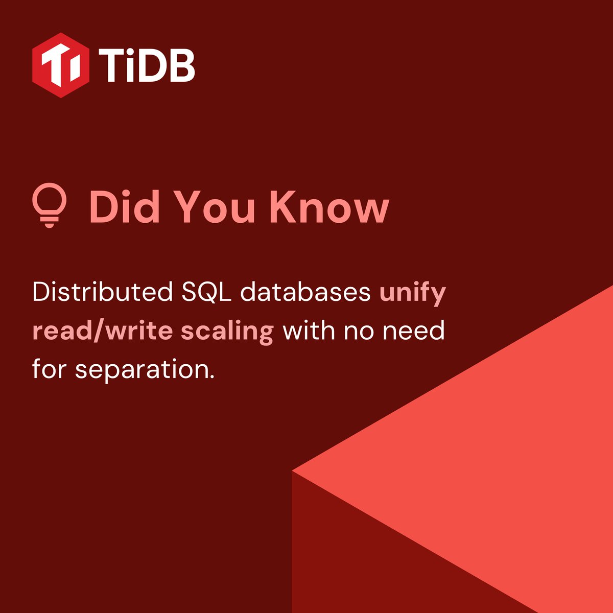 🚫 Struggling with Amazon Aurora’s complex read/write separation? Scaling with 15 read replicas adds serious overhead.

Enter...
➡️ Distributed SQL—unified read/write scaling, no separation needed. 

#DistributedSQL #CloudArchitecture #AmazonAurora #SQL