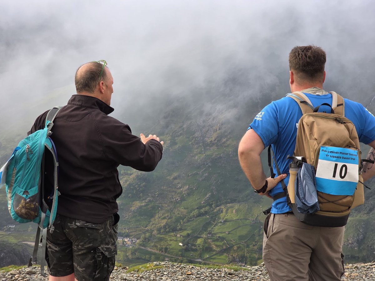 WeAreOpenreach's tweet image. Steel toe caps off, hiking boots on! 🥾
 
Andre, Phil &amp;amp; Mark from Openreach tackled the Snowdon Sunset Summit Challenge to raise awareness and funds for @MensMindsMatter 💙
 
So far they have raised over £730, all in support of men&apos;s mental health and suicide prevention 👏