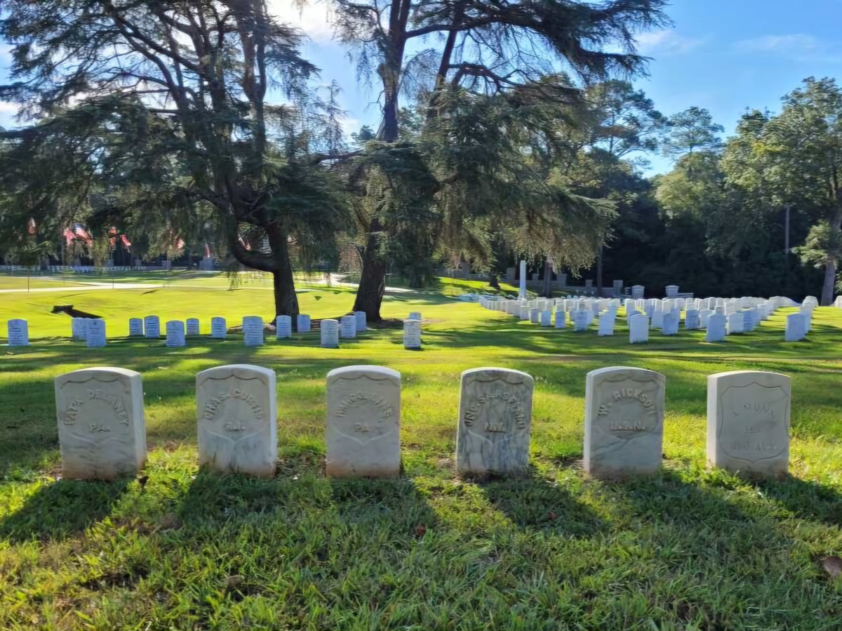 By June, Camp Sumter was overcrowded, leading to violence. On June 29, Union prisoners arrested 150 suspected 'Raiders.' A trial followed, and on July 11, six were hanged. Their graves stand apart, marked by disgraceful deeds. 

#History #CivilWar #Andersonville #ANDE