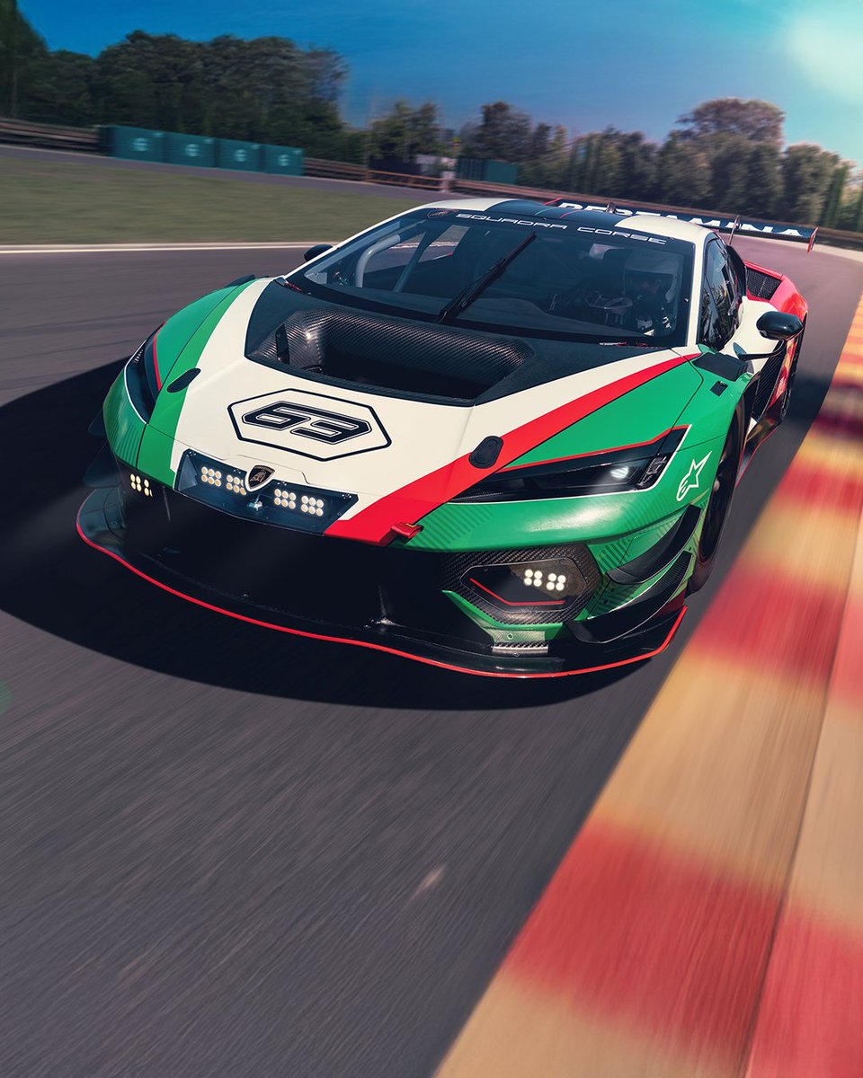 Lamborghini's tweet image. Today, Lamborghini Temerario GT3 makes its global debut at the Goodwood Festival of Speed.
Built entirely in-house and born with racing DNA, it redefines what a competition vehicle can be. Every line, bolt, and component is crafted for pure performance.
A new era starts here!
